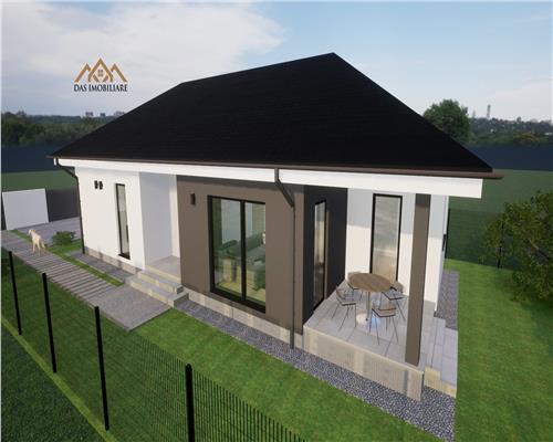 Casa noua, pe un nivel, complex rezidential in Tautii Magherauscentru