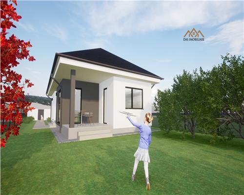 Casa noua, pe un nivel, complex rezidential in Tautii Magherauscentru
