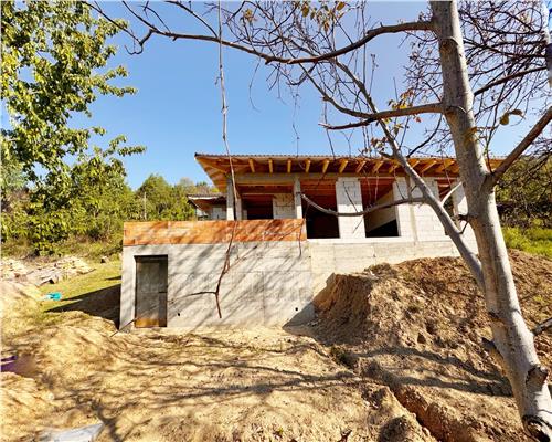 Casa la rosu, cu 16 ari teren, in inima naturii, Cicirlau