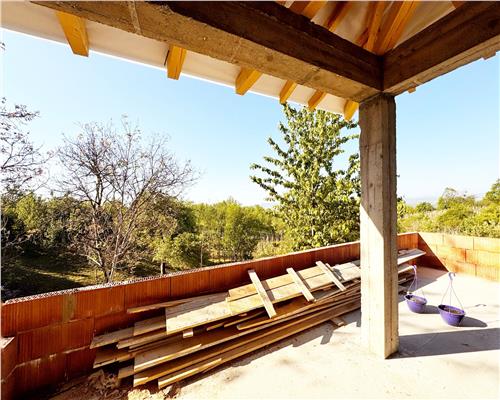 Casa la rosu, cu 16 ari teren, in inima naturii, Cicirlau