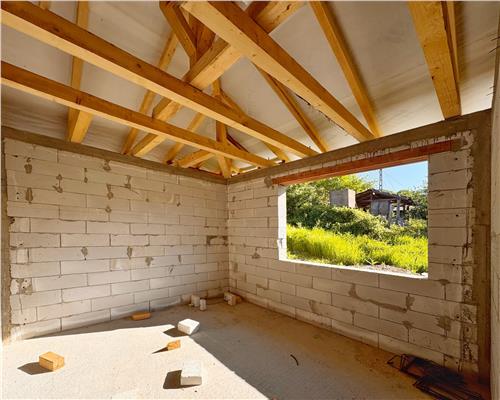 Casa la rosu, cu 16 ari teren, in inima naturii, Cicirlau