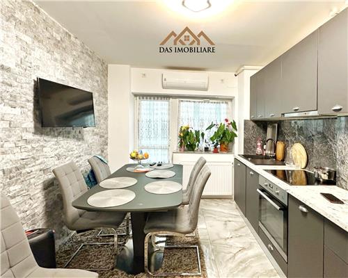 Apartament modern, 3 camere decomandat, etaj 4 din 6 cu lift