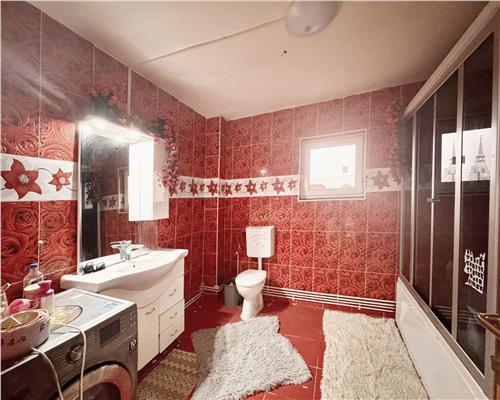 Vila moderna, P+E+M, în centrul Borlestiului – 450 mp utili, teren 44 ari.