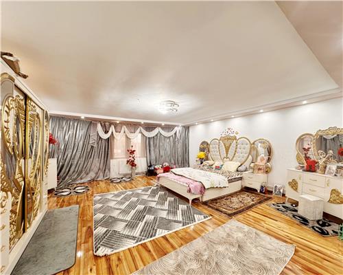 Vila moderna, P+E+M, în centrul Borlestiului – 450 mp utili, teren 44 ari.