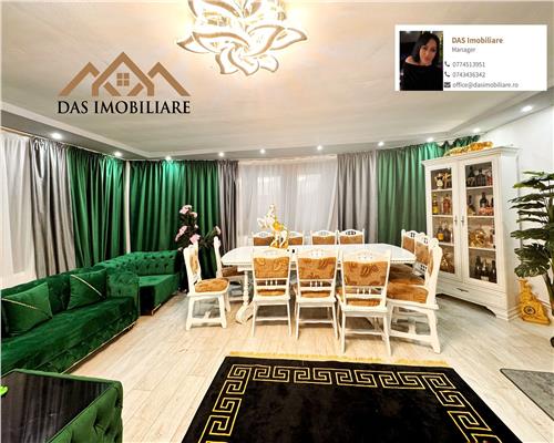 Vila moderna, P+E+M, în centrul Borlestiului – 450 mp utili, teren 44 ari.