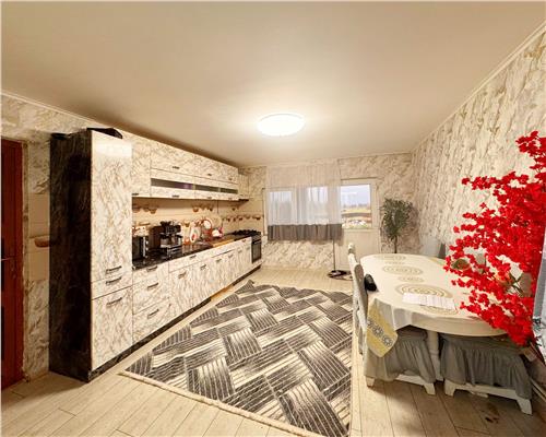 Vila moderna, P+E+M, în centrul Borlestiului – 450 mp utili, teren 44 ari.