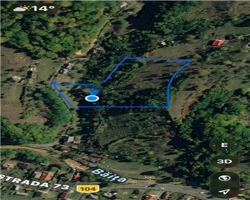 Teren intravilan , ideal cabane, Baita , zona centrala