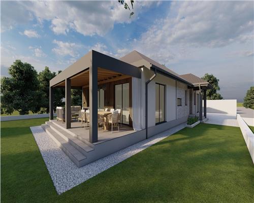 Casa la rosu, Satu Nou de Sus, 630 mp teren
