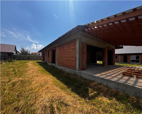 Casa la rosu, Satu Nou de Sus, 630 mp teren