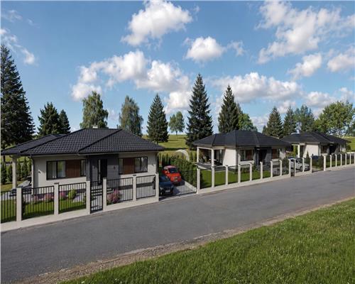 Casa la stadiul de semifinisat, cartier de case noi, sat Sasar , la 5 min. de Auchan