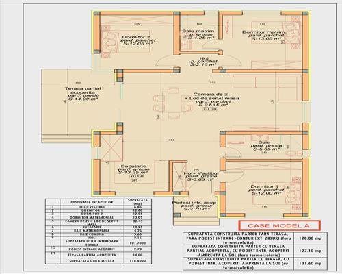 Casa la rosu | 3 dormitoare | sat Sasar, str. Primaverii
