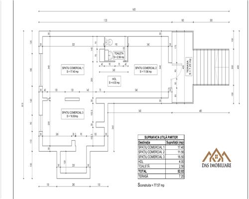 Spatiu comercial in Baia Sprie, centru